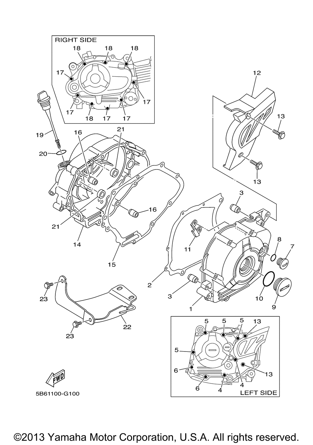 Crankcase cover 1