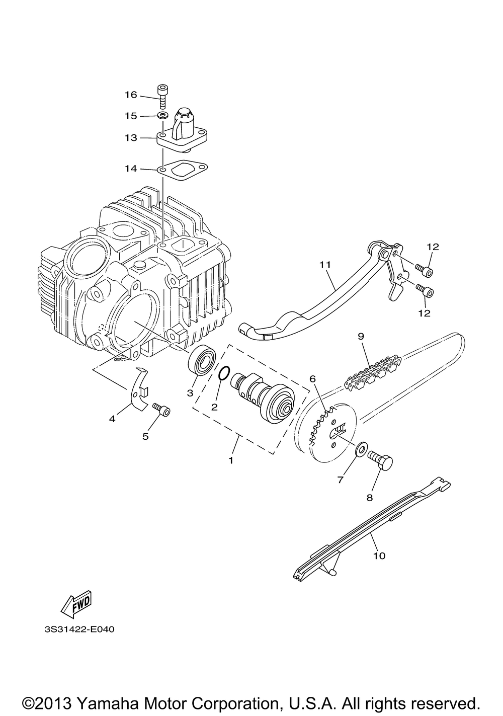 Camshaft chain