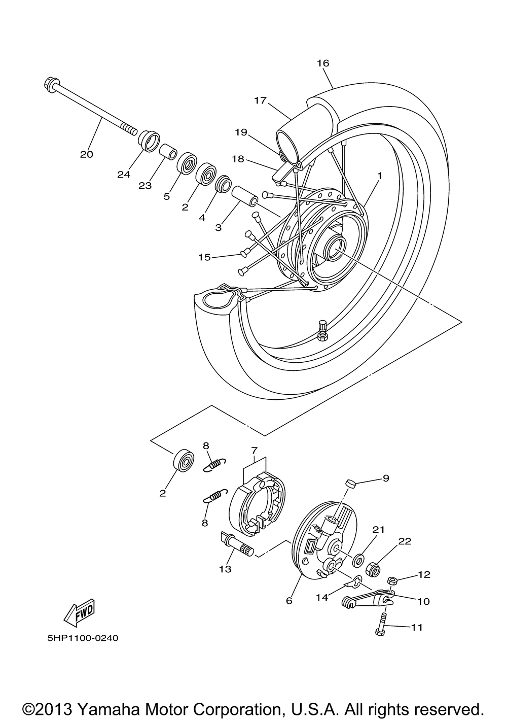 Front wheel