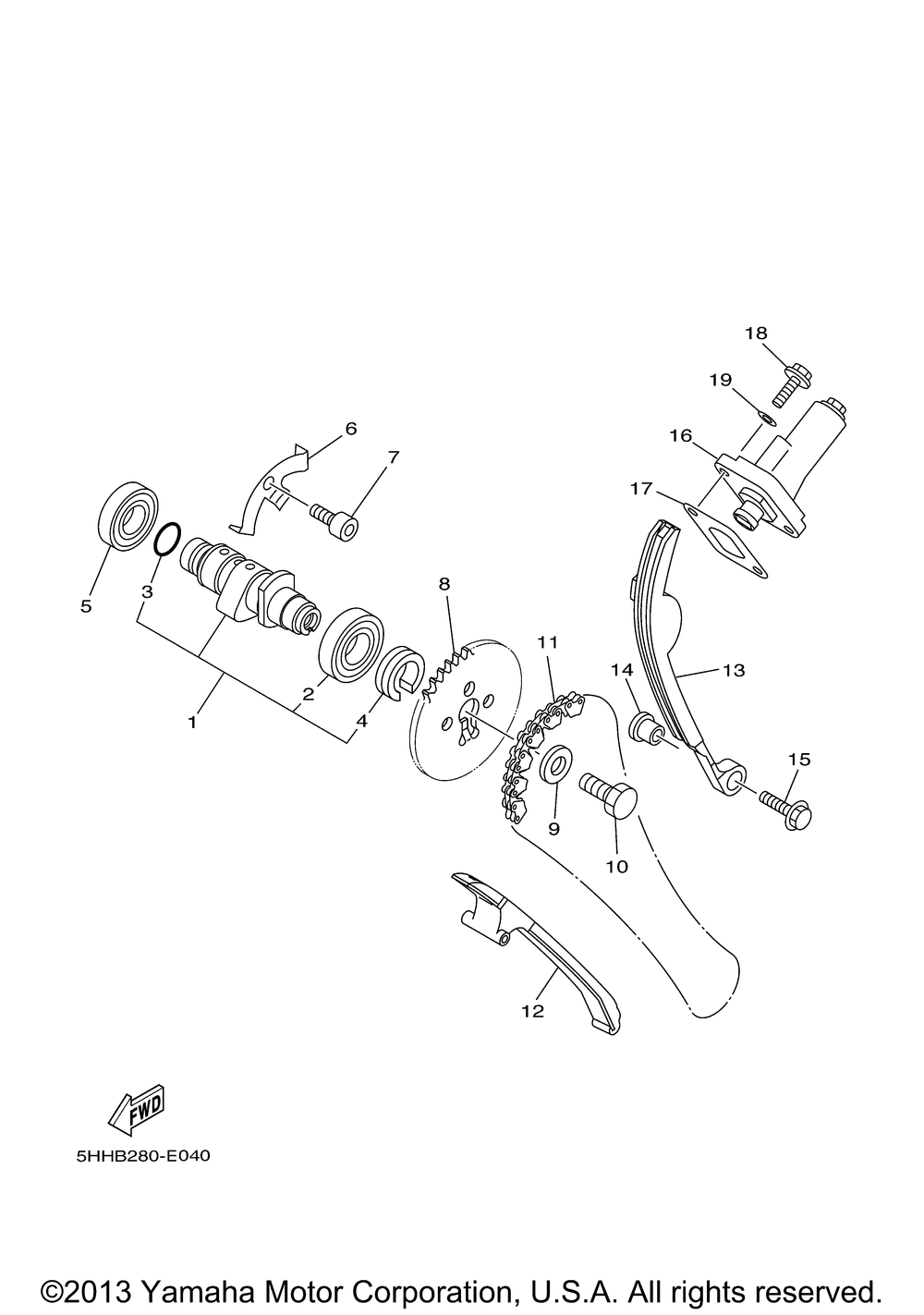 Camshaft chain