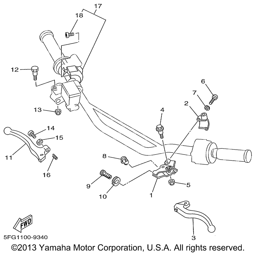 Handle switch lever