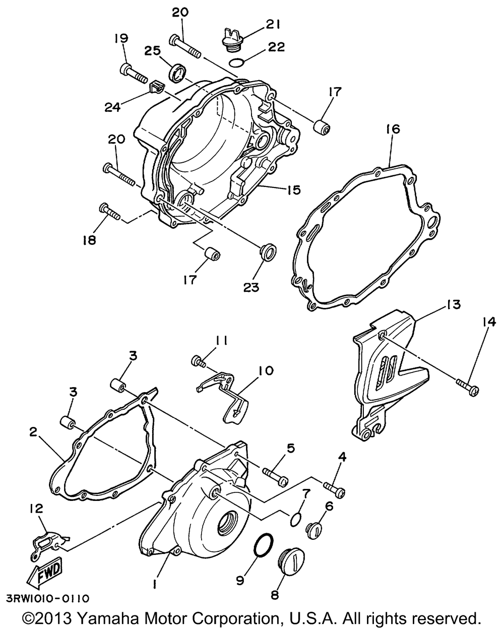 Crankcase cover 1