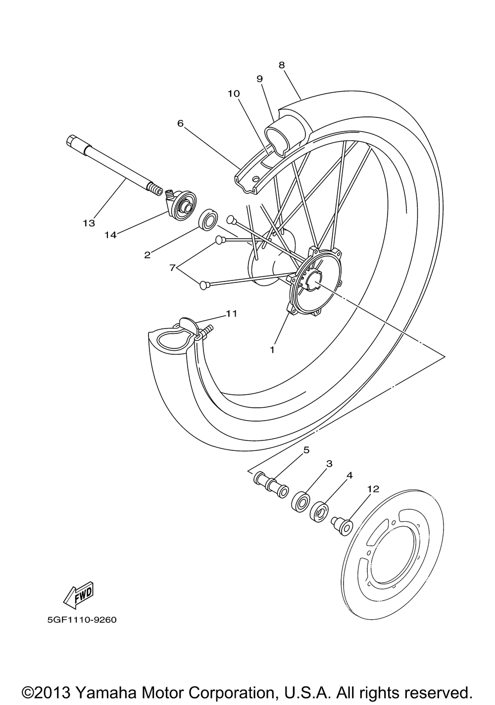 Front wheel