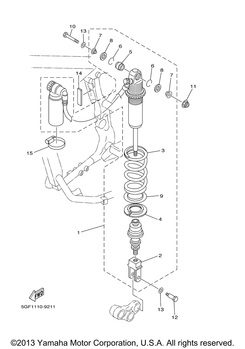 Rear suspension