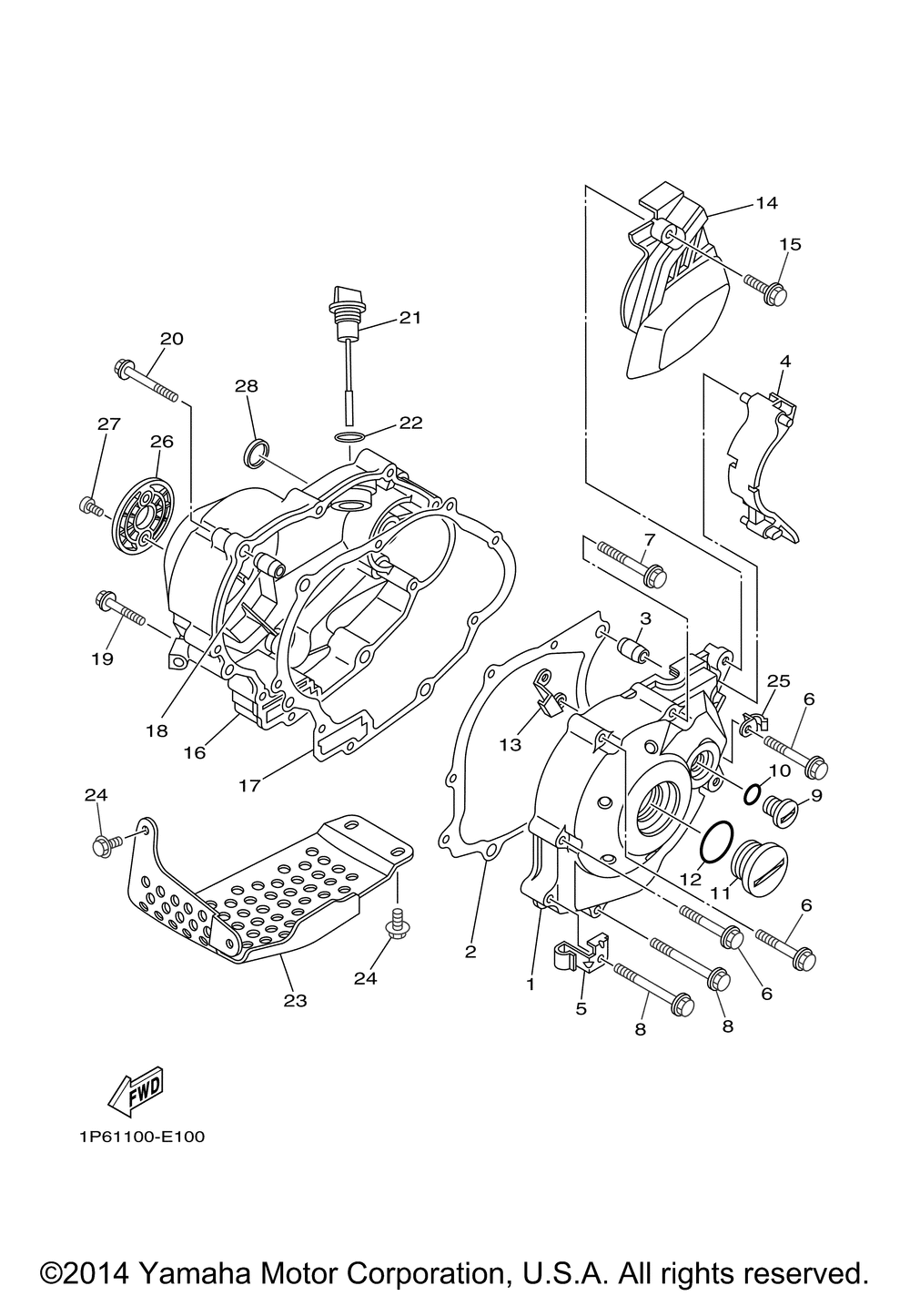 Crankcase cover 1