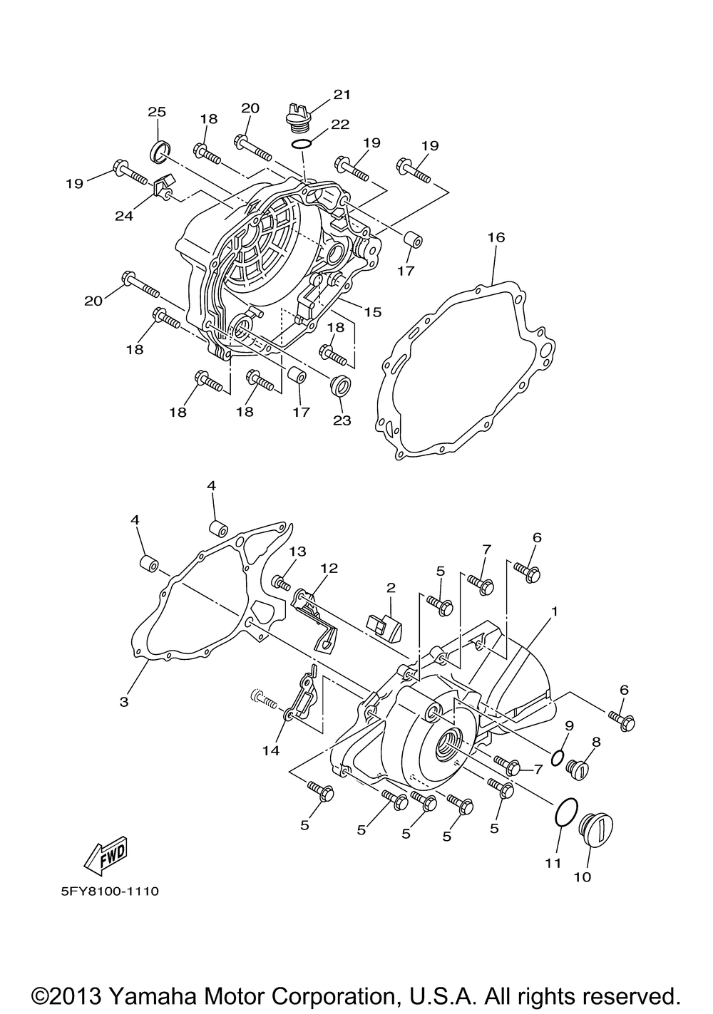 Crankcase cover 1