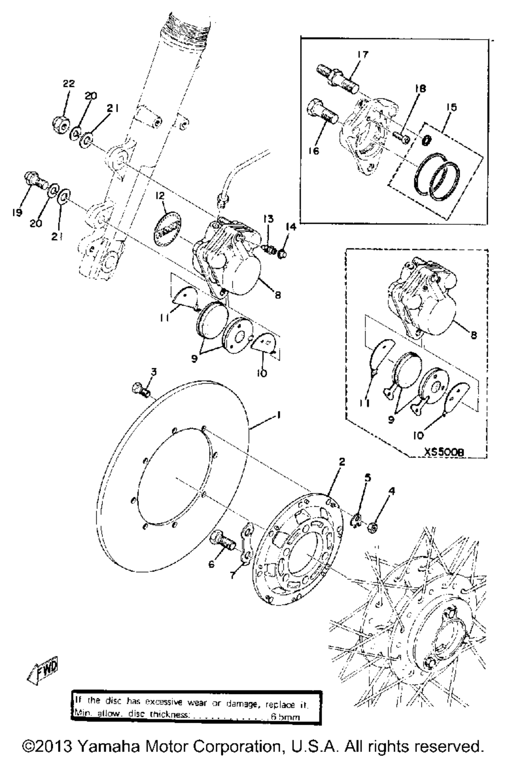 Disc brake caliper