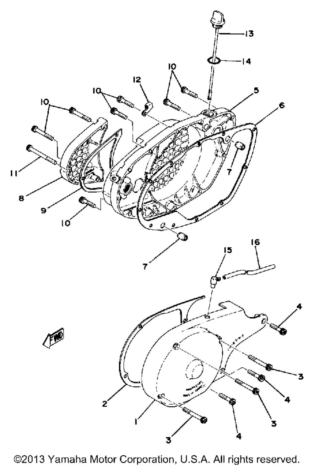 Crankcase cover