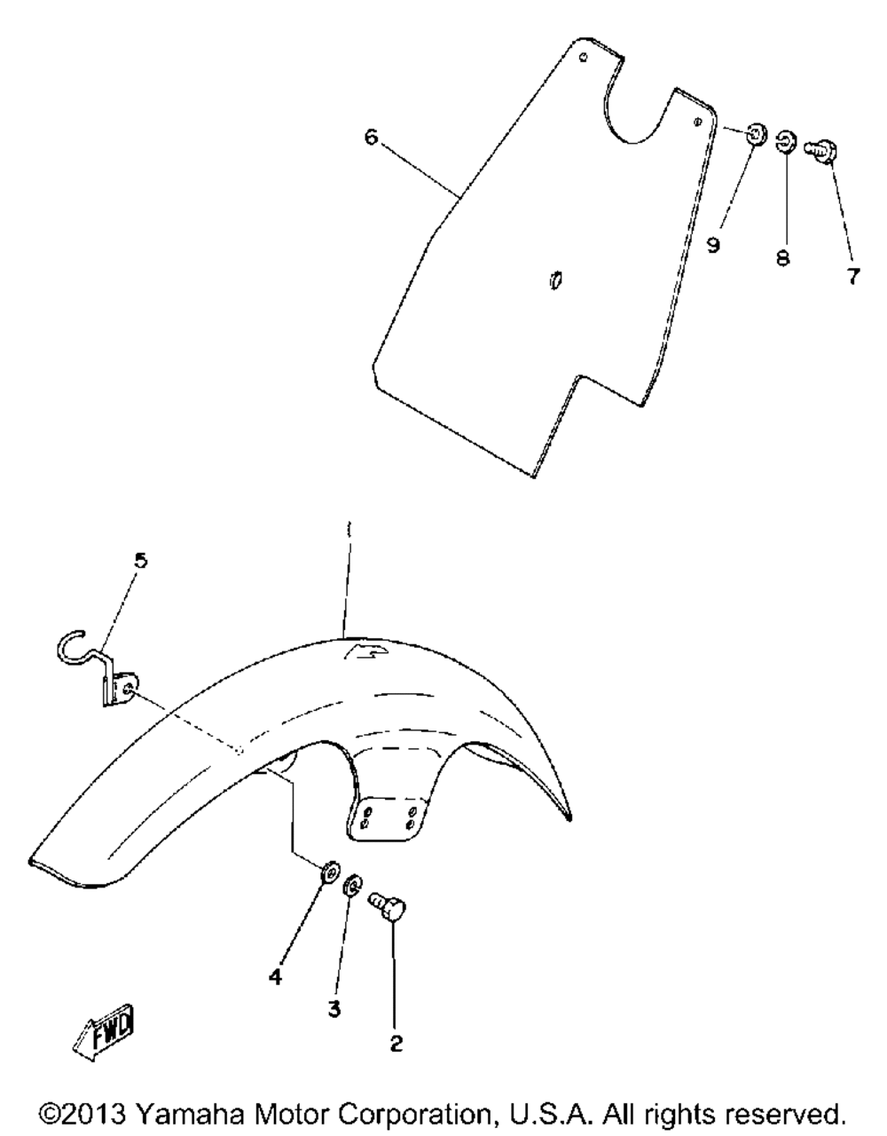 Front fender - rear fender