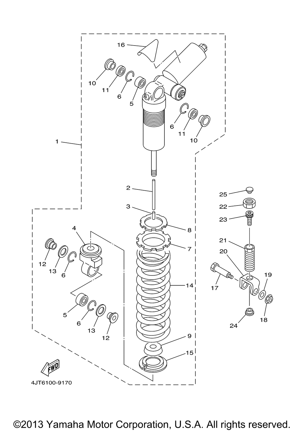 Rear suspension