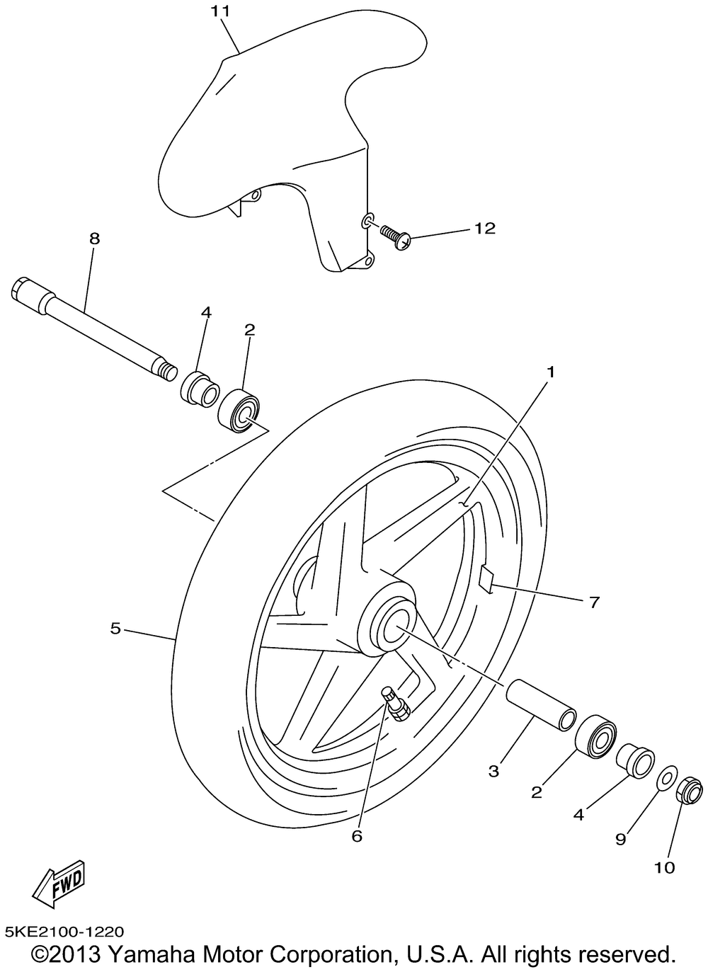 Front wheel