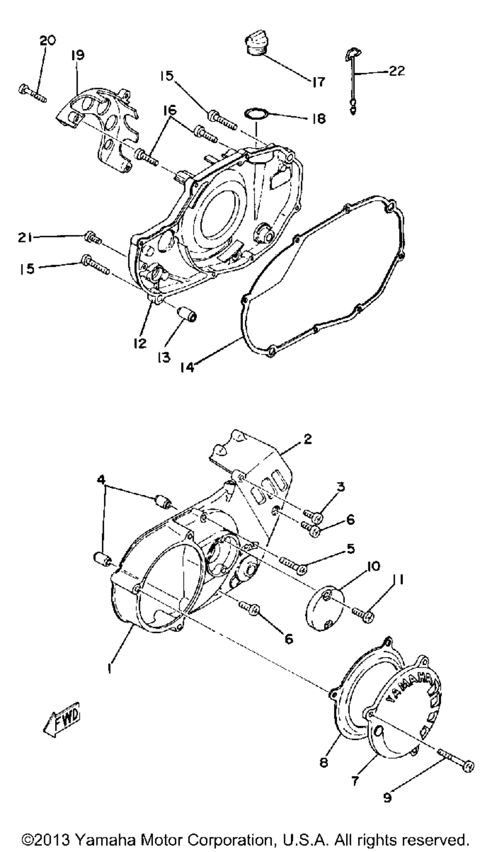 Crankcase cover