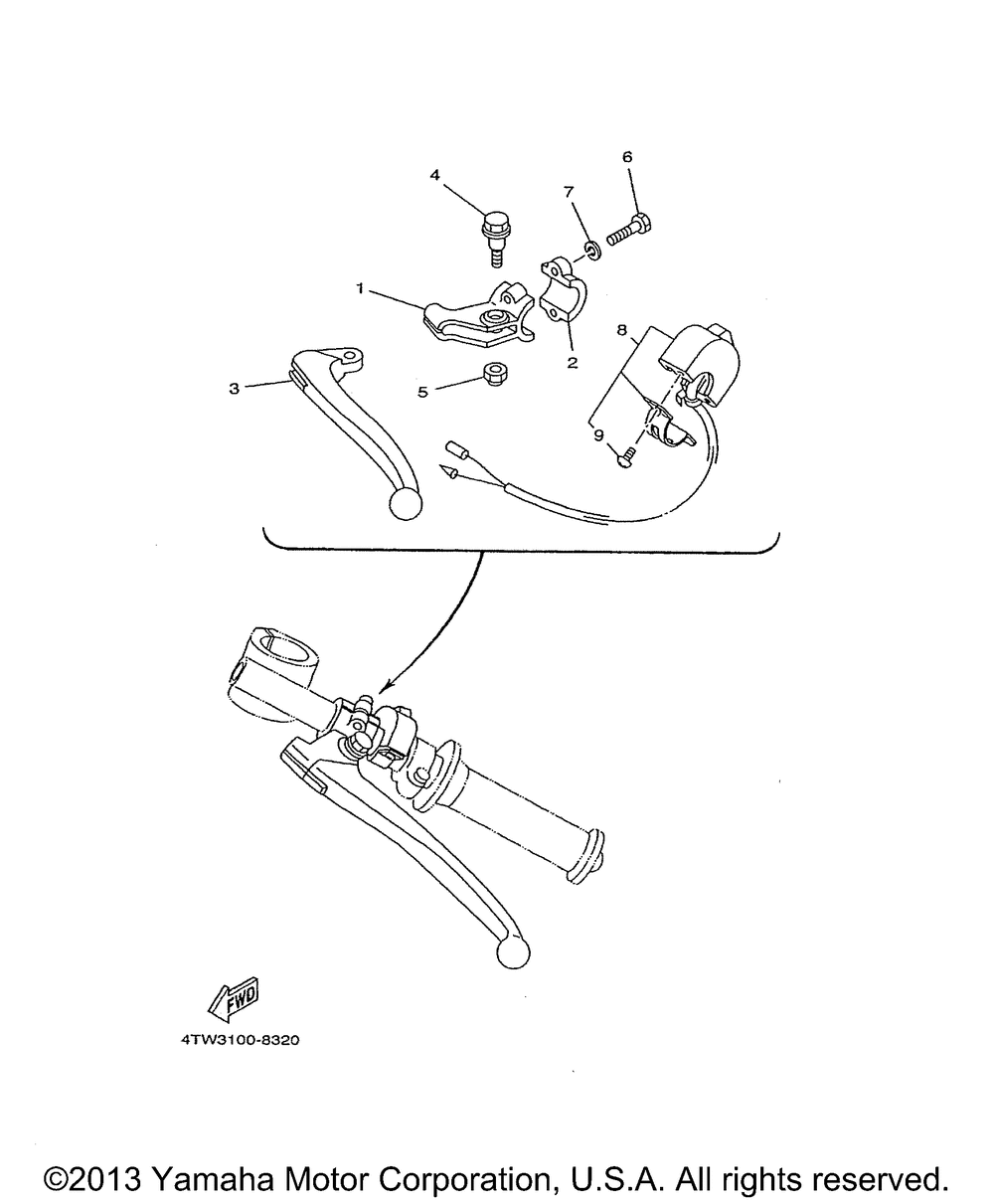 Handle switch - lever