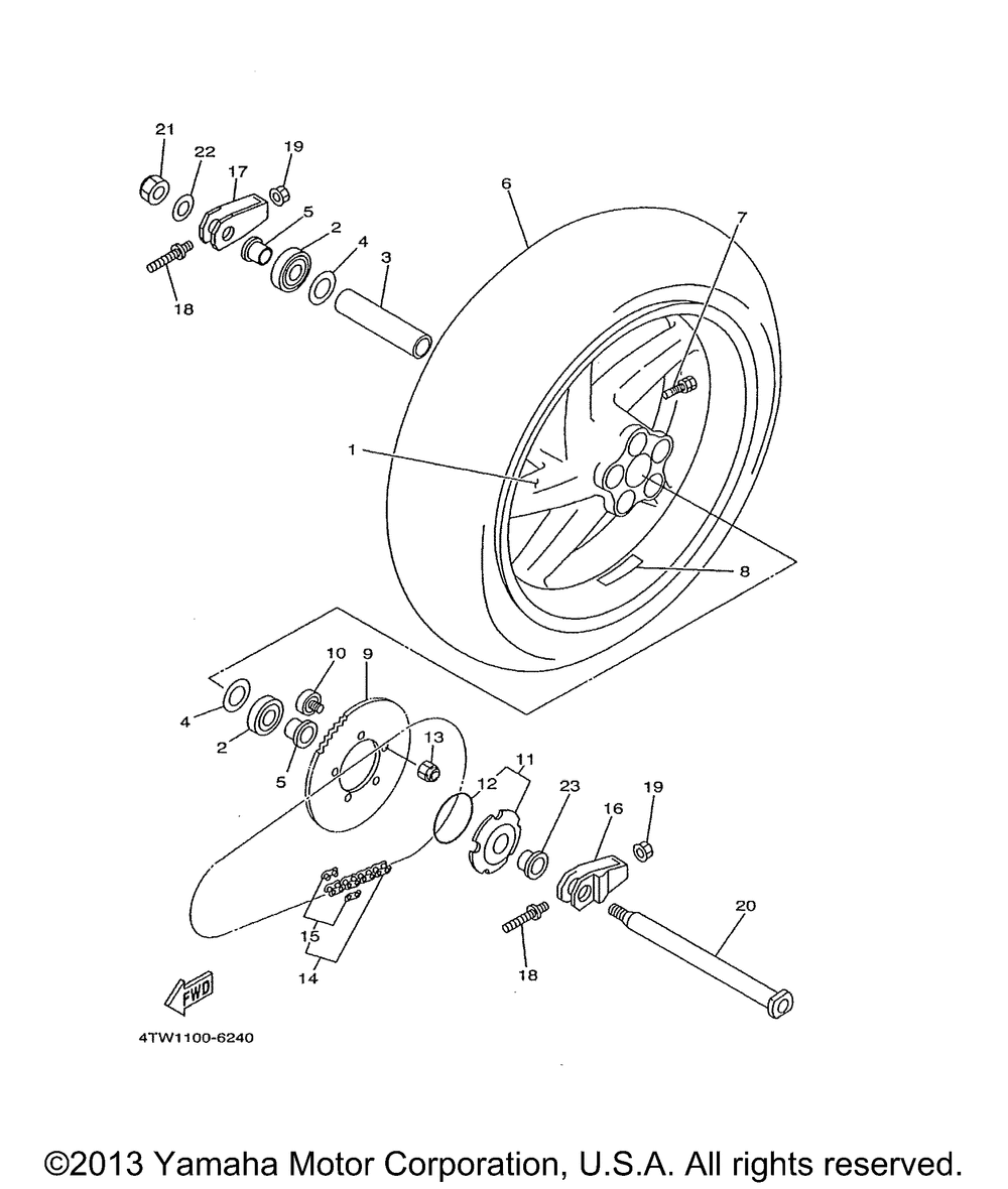 Rear wheel