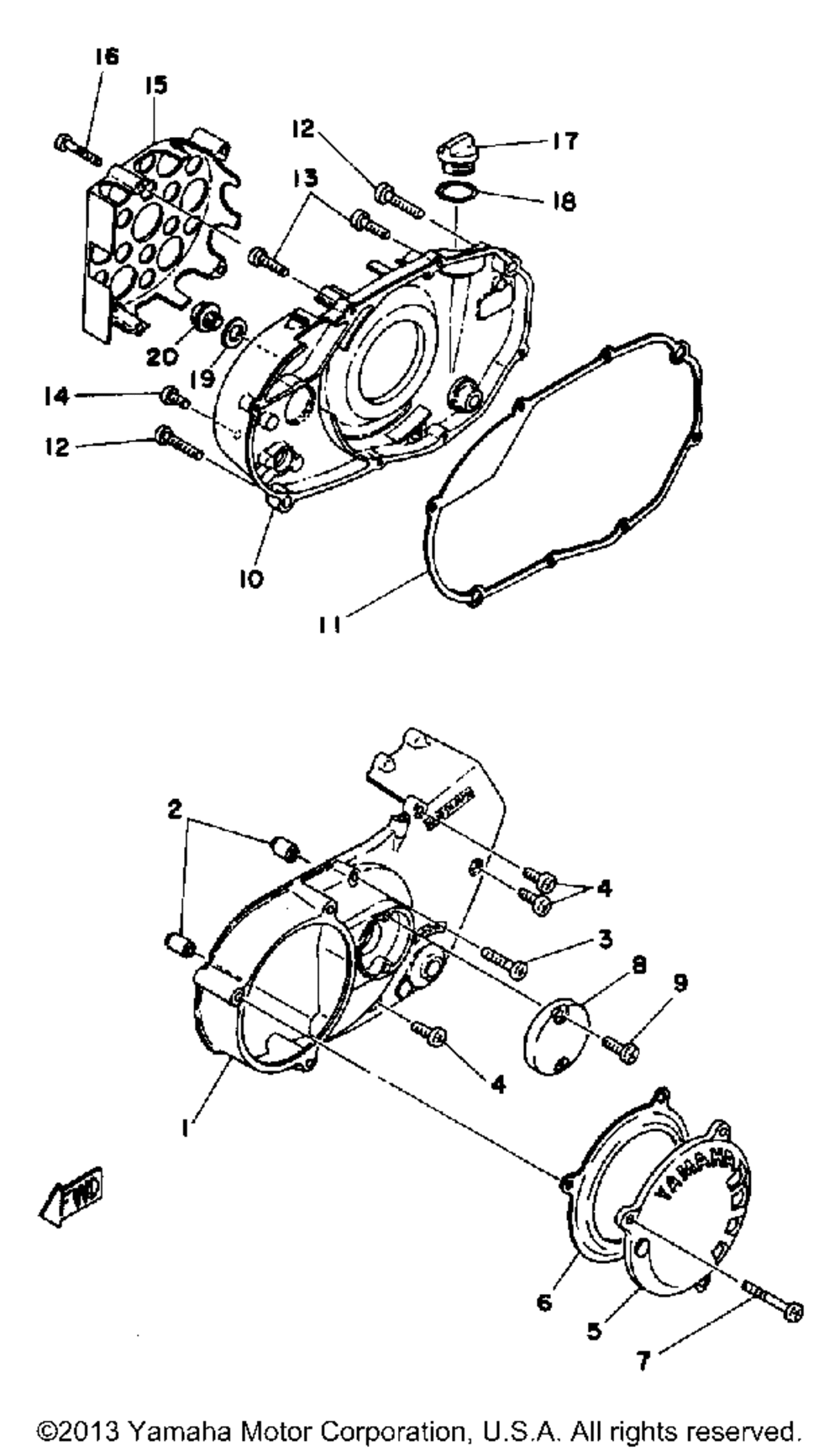 Crankcase cover