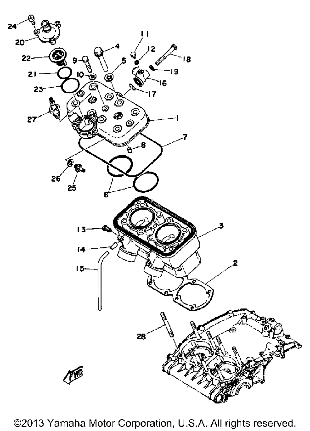 Cylinder head-cylinder