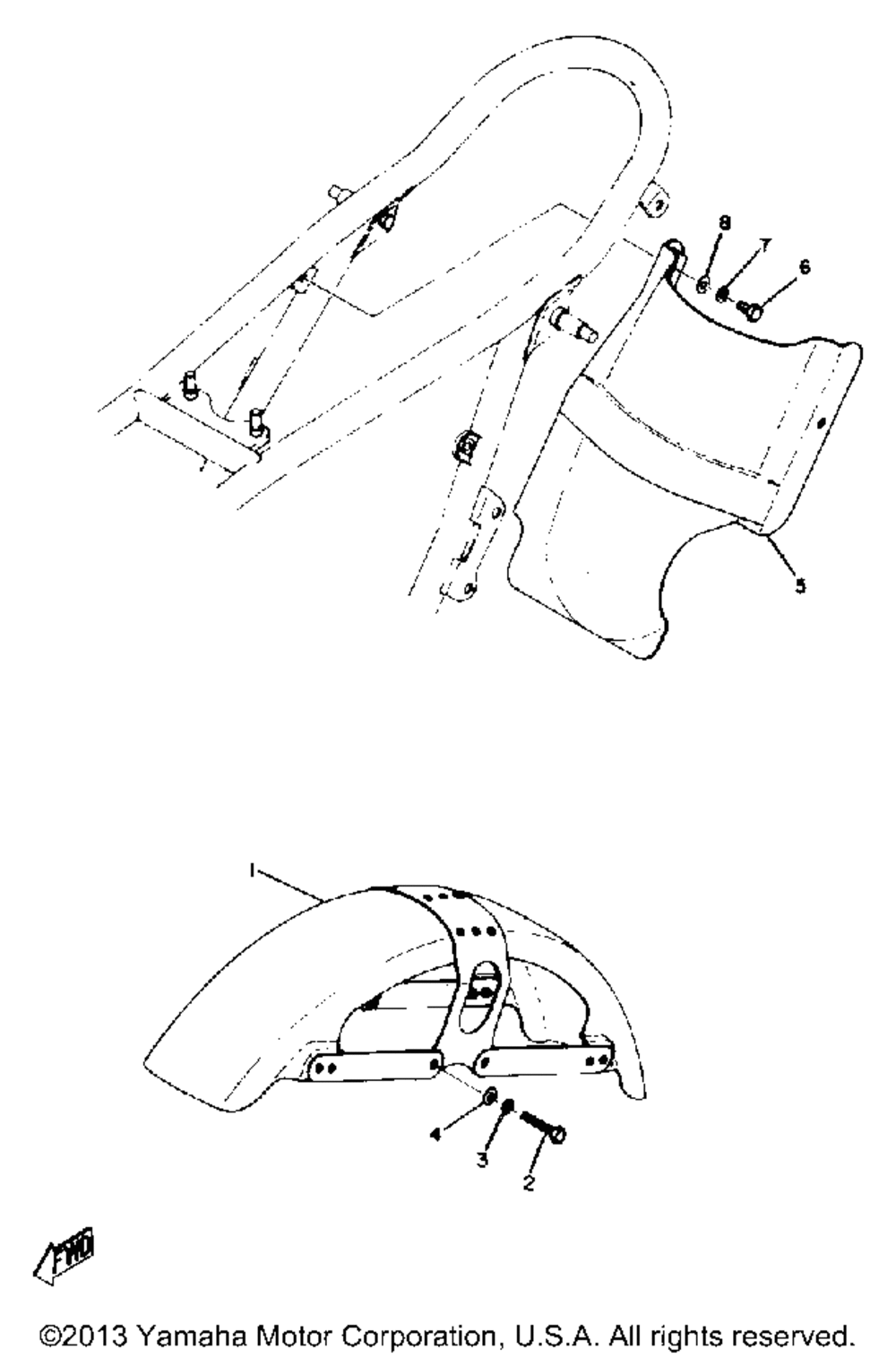 Front fender - rear fender