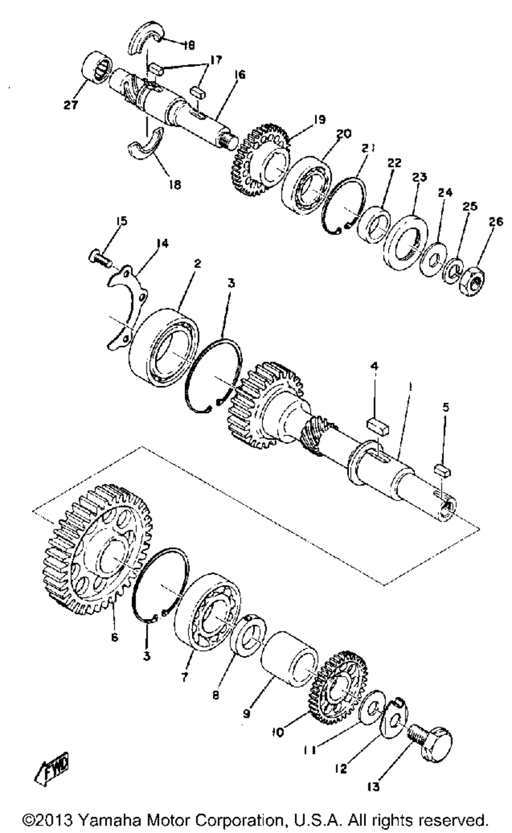 Counter shaft