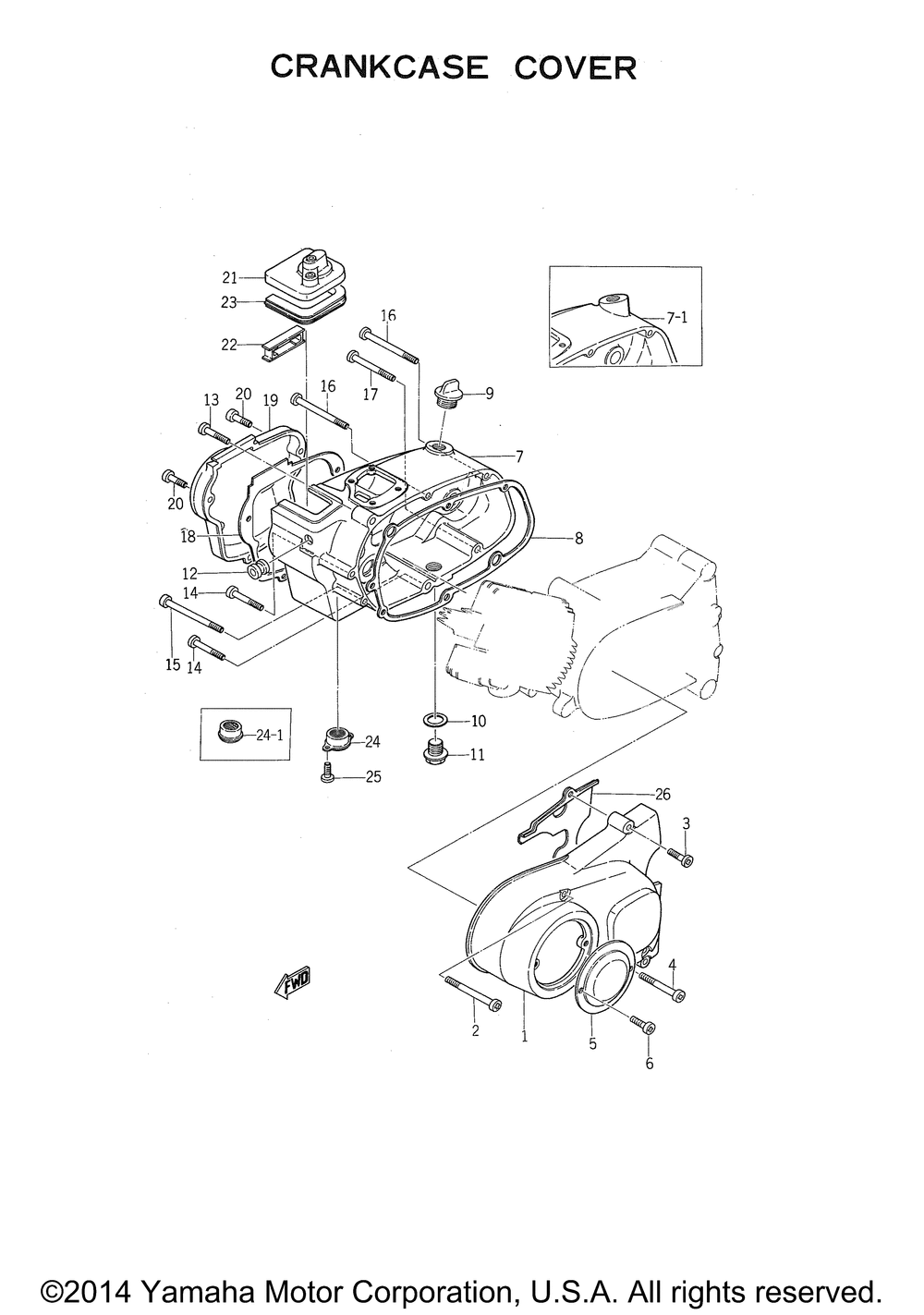 Crankcase cover