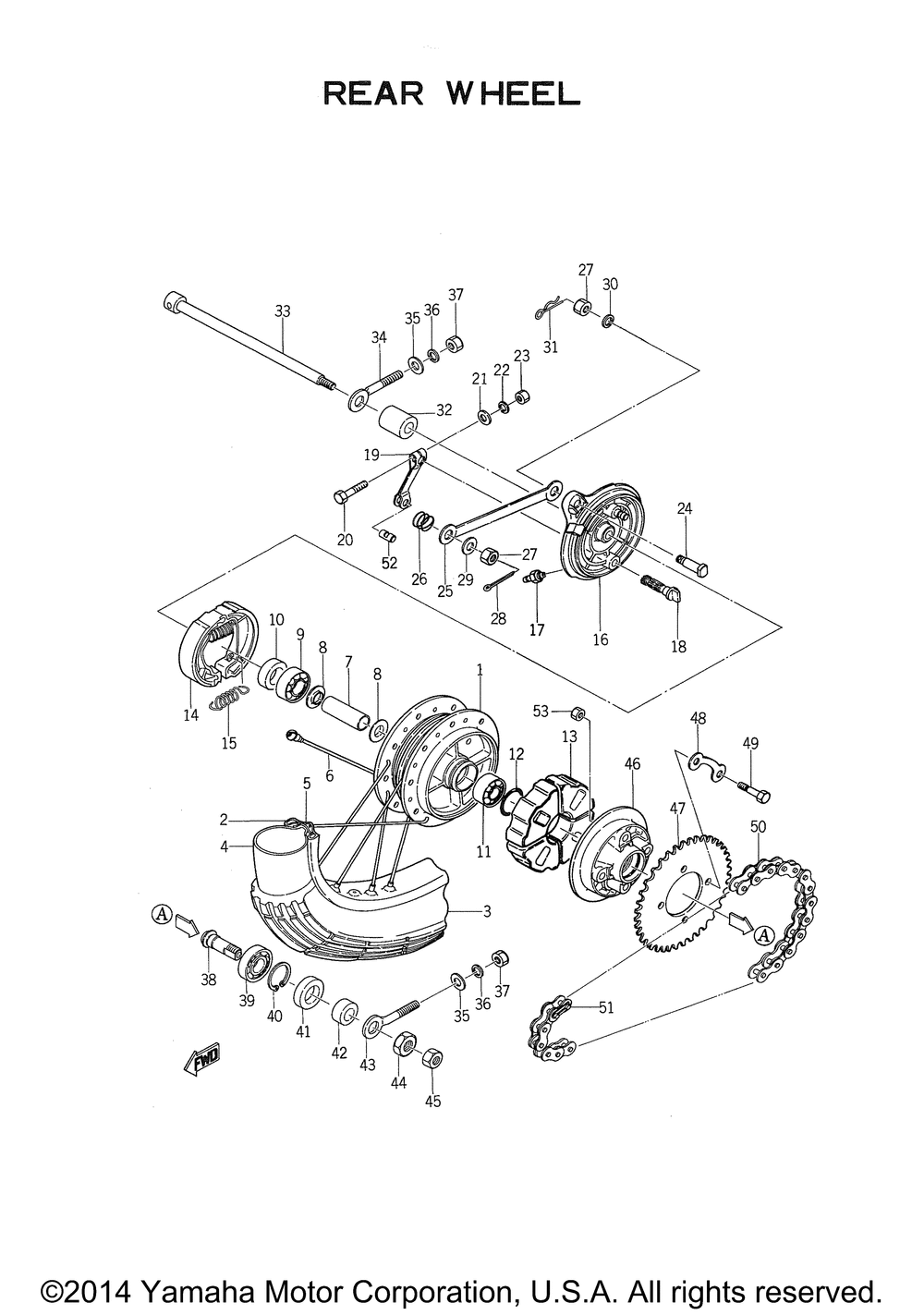 Rear wheel