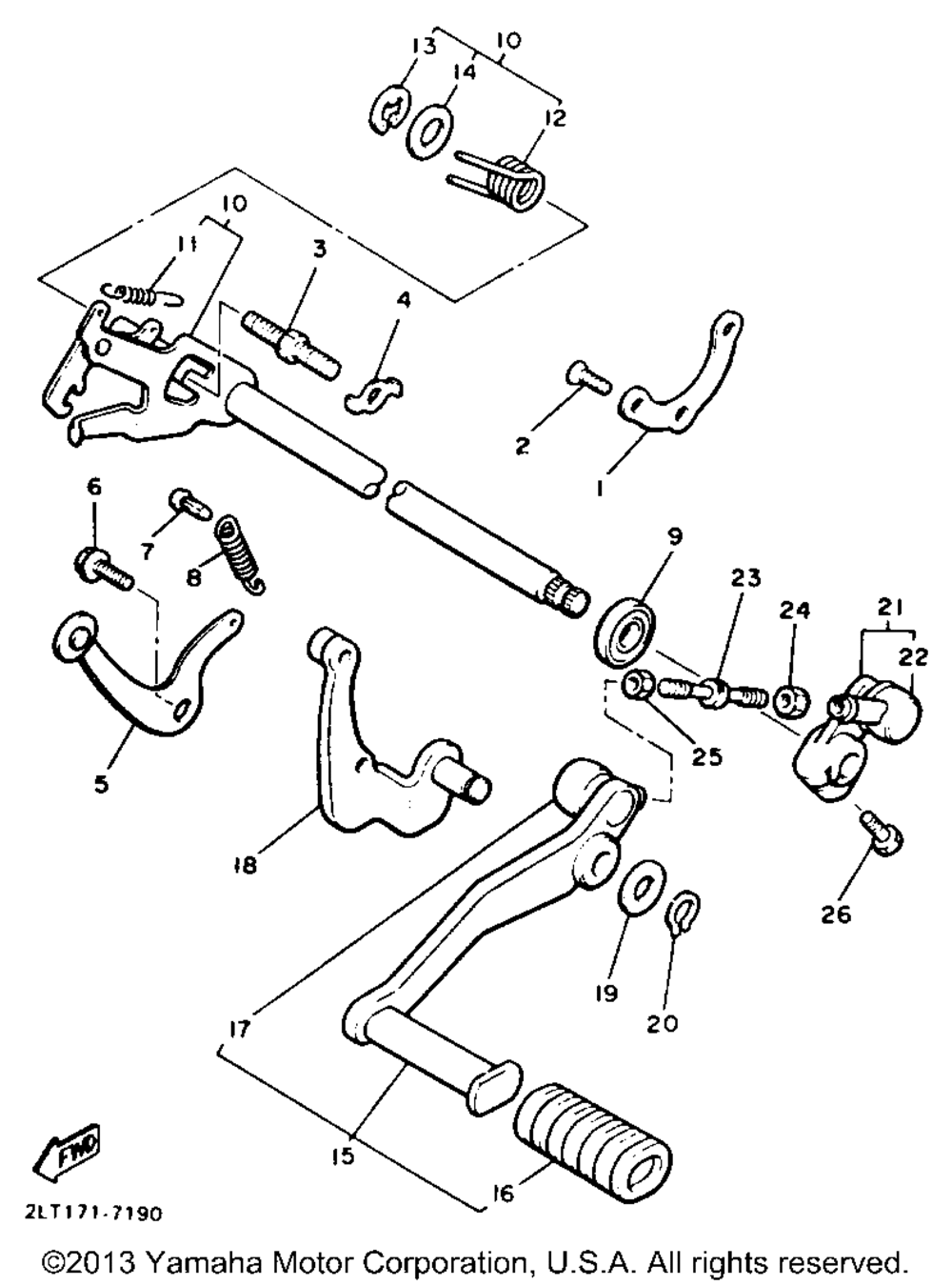 Shift shaft