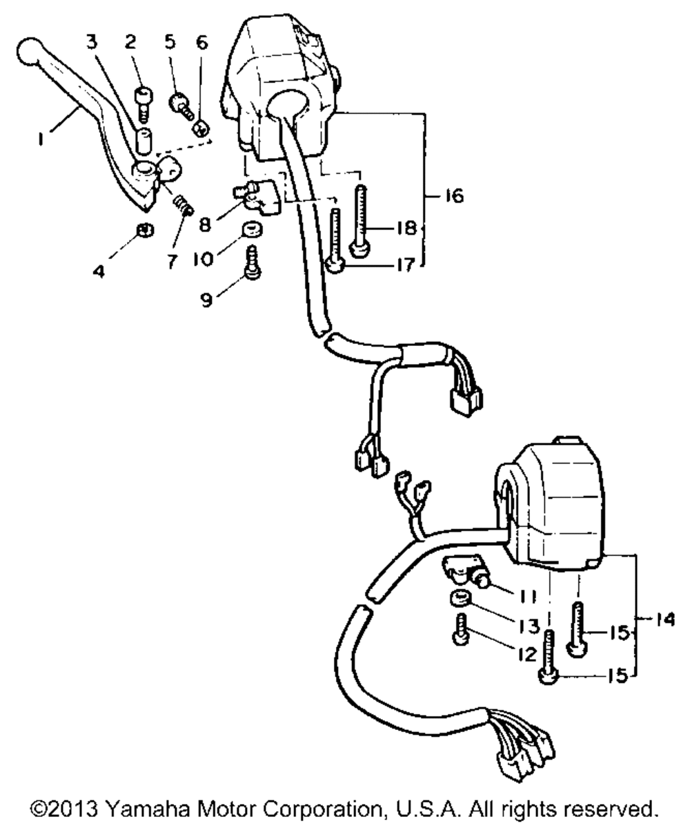 Handle switch lever