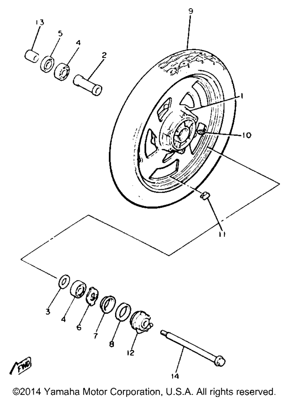 Front wheel