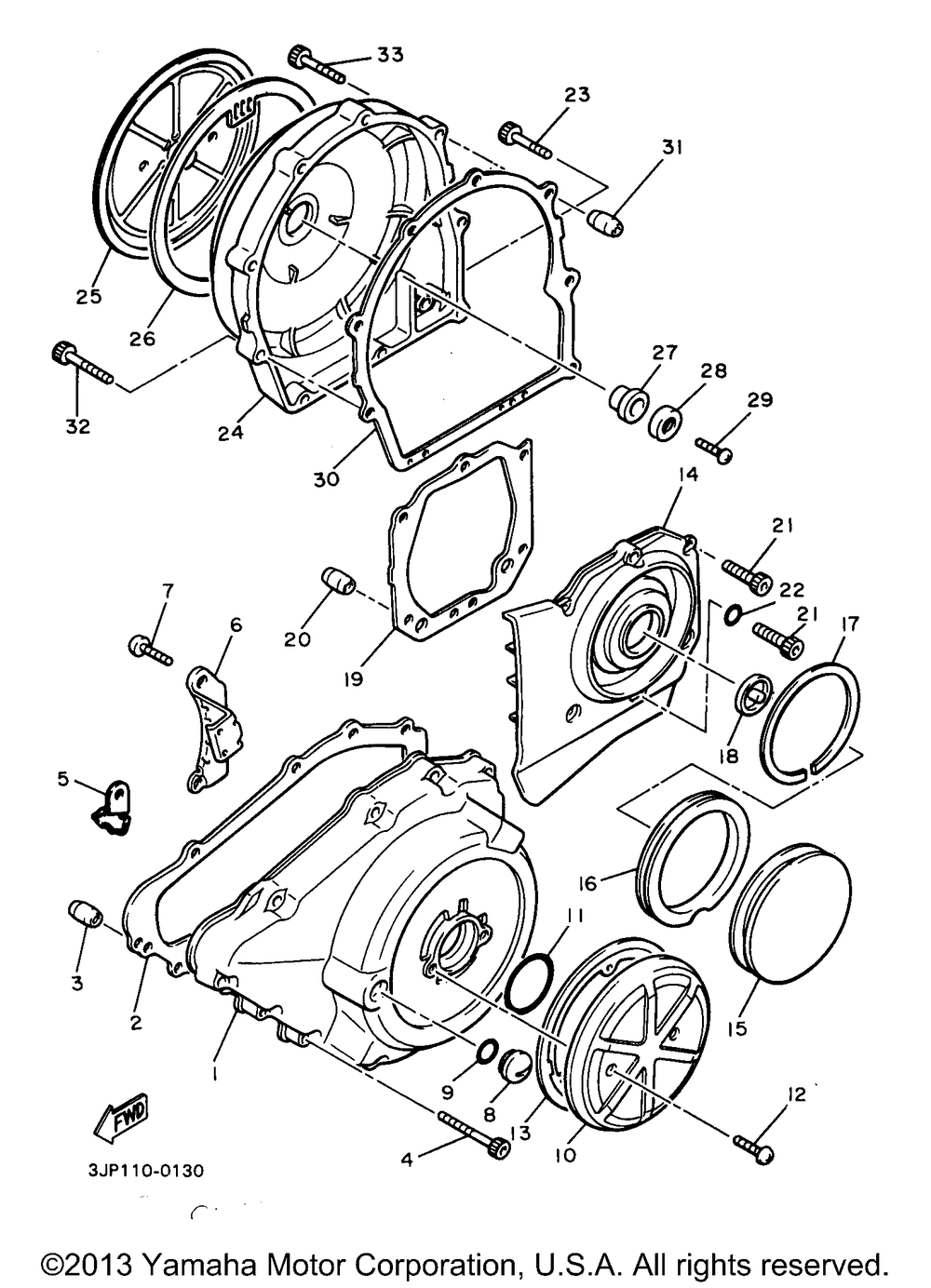 Crankcase cover 1