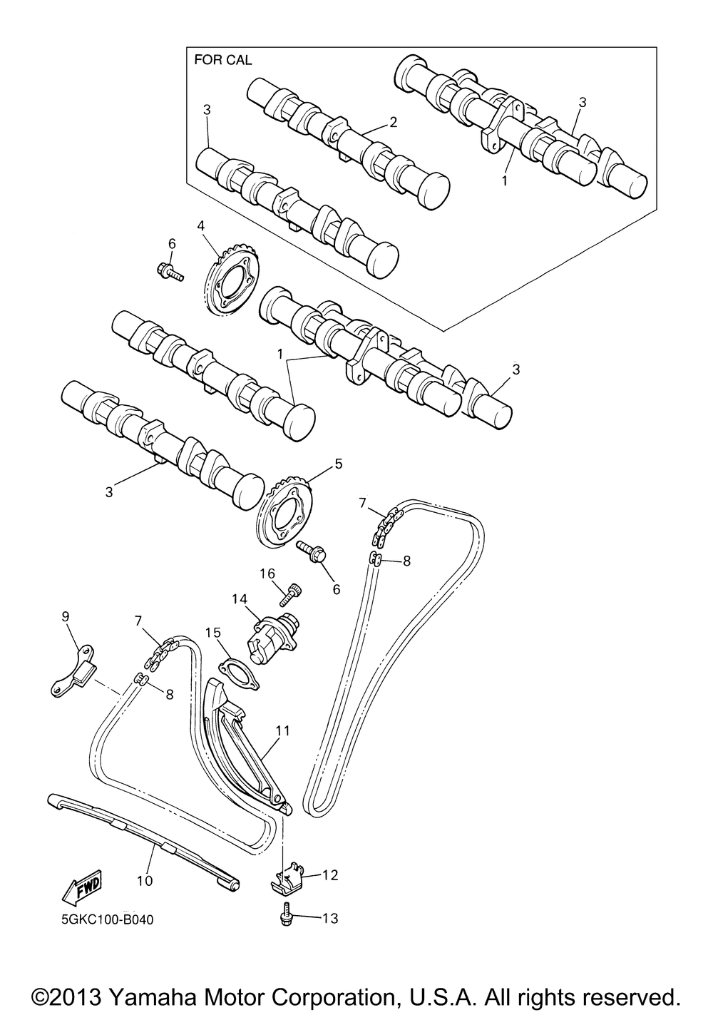 Camshaft chain