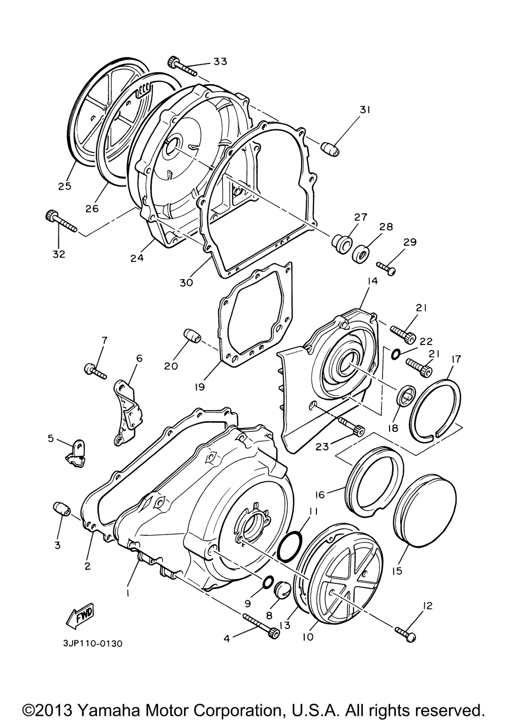 Crankcase cover 1