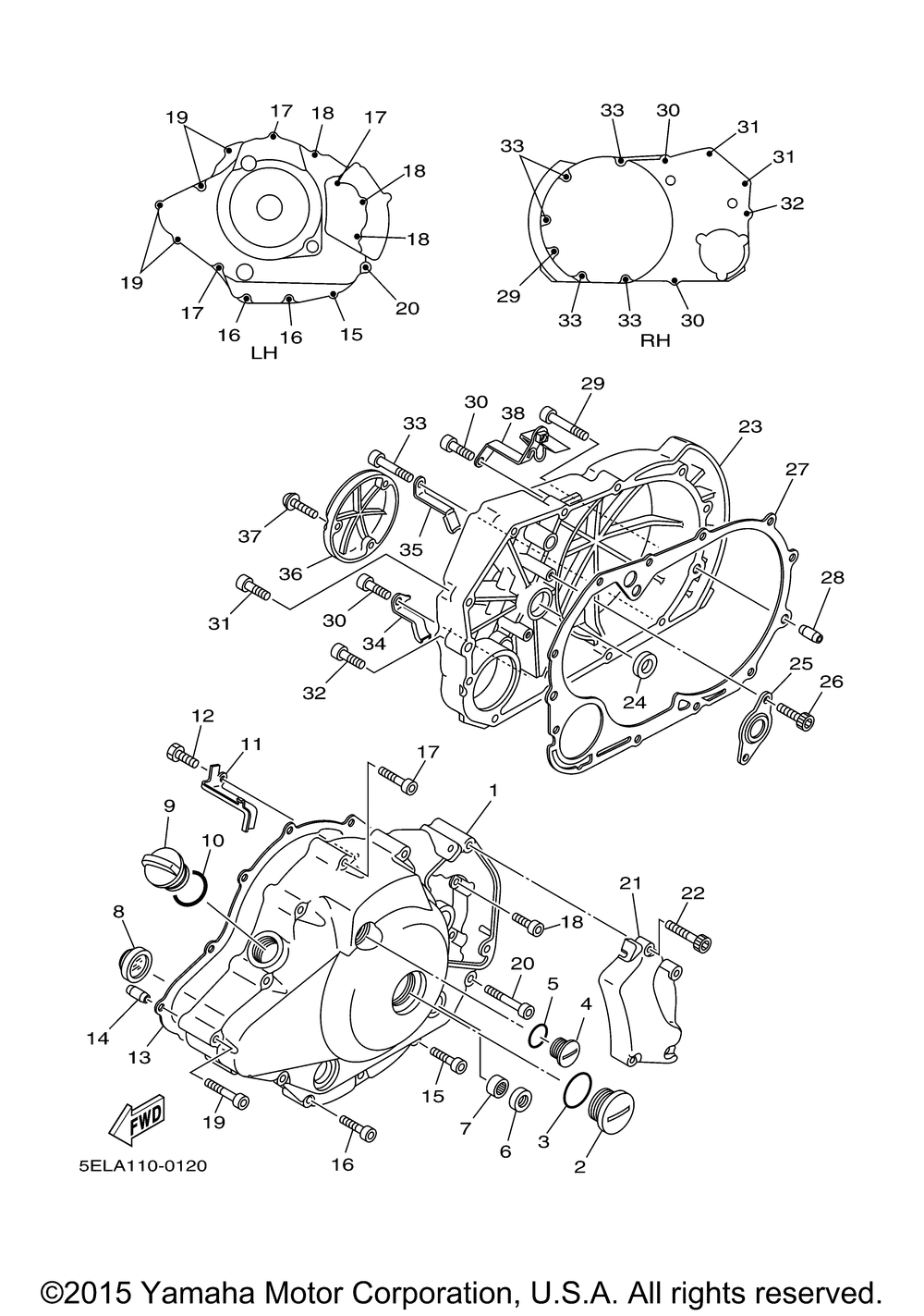 Crankcase cover 1