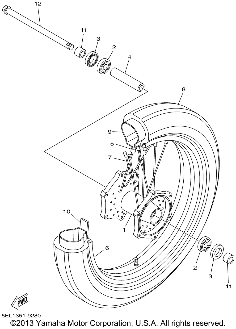 Front wheel