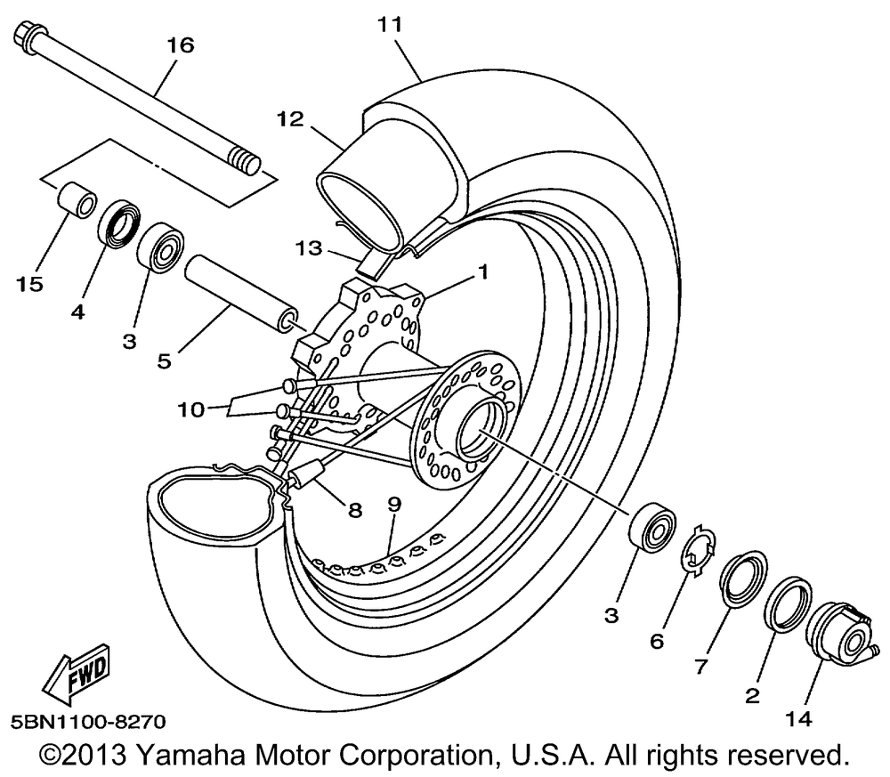 Front wheel