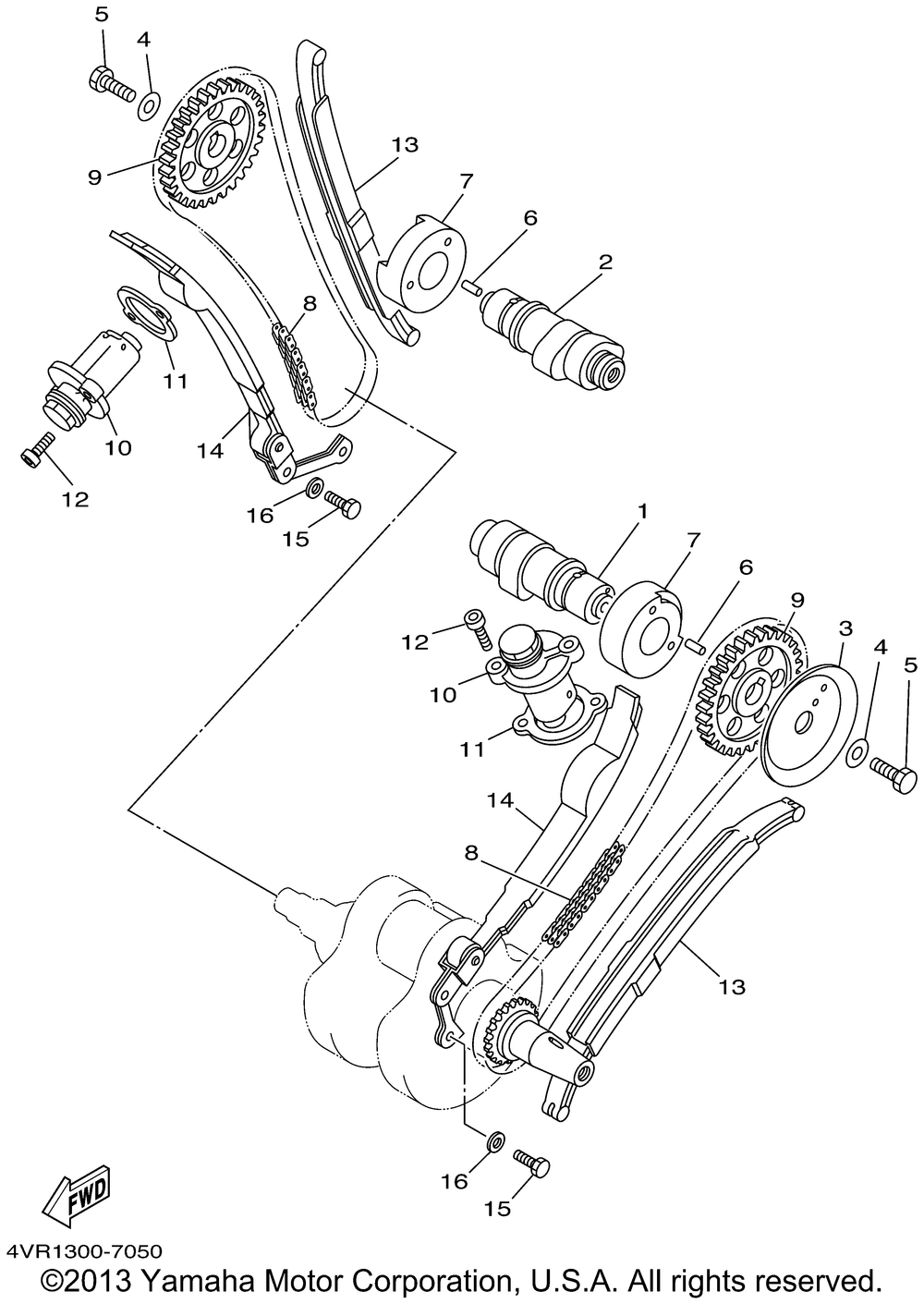 Camshaft chain