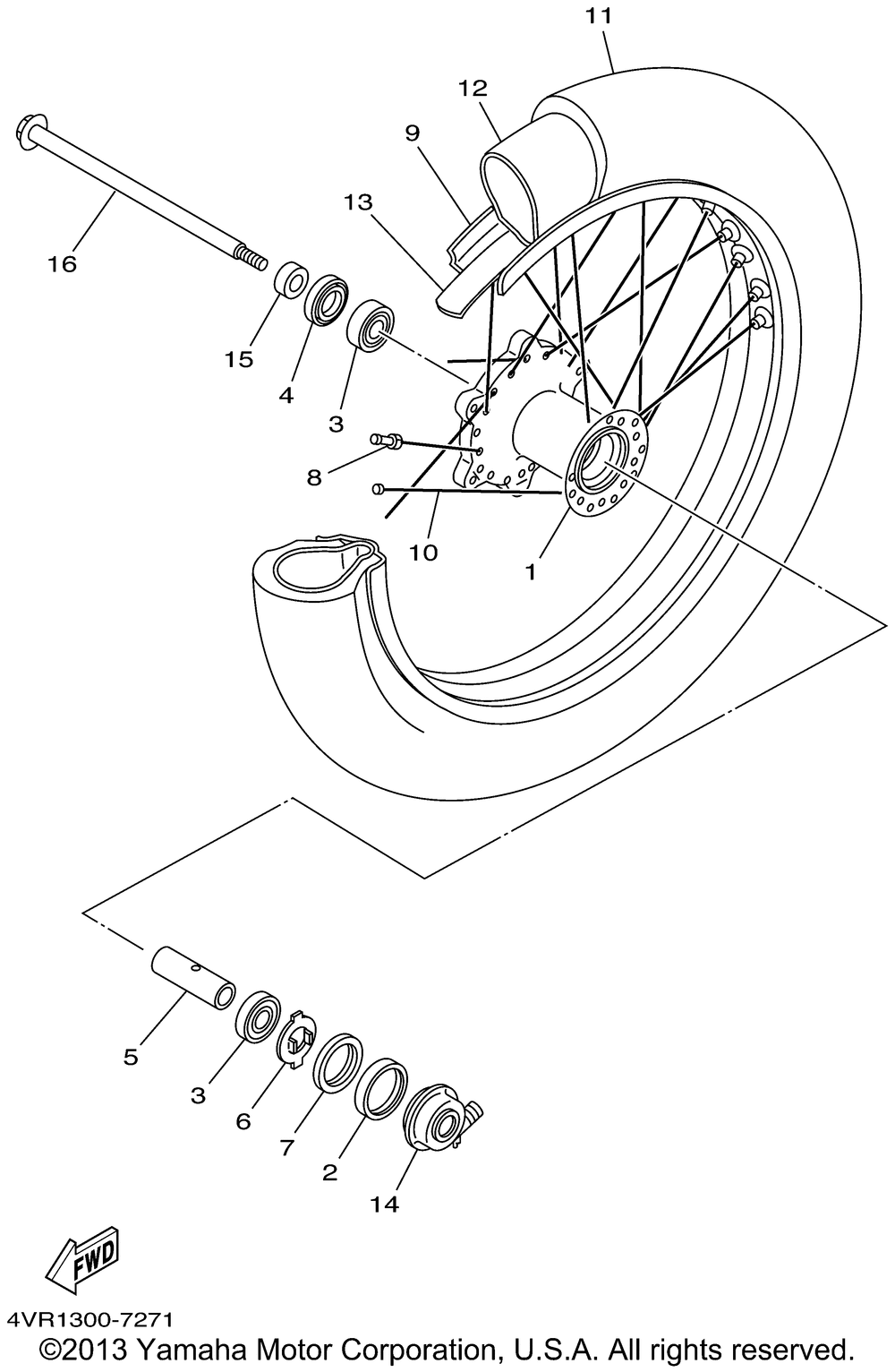 Front wheel