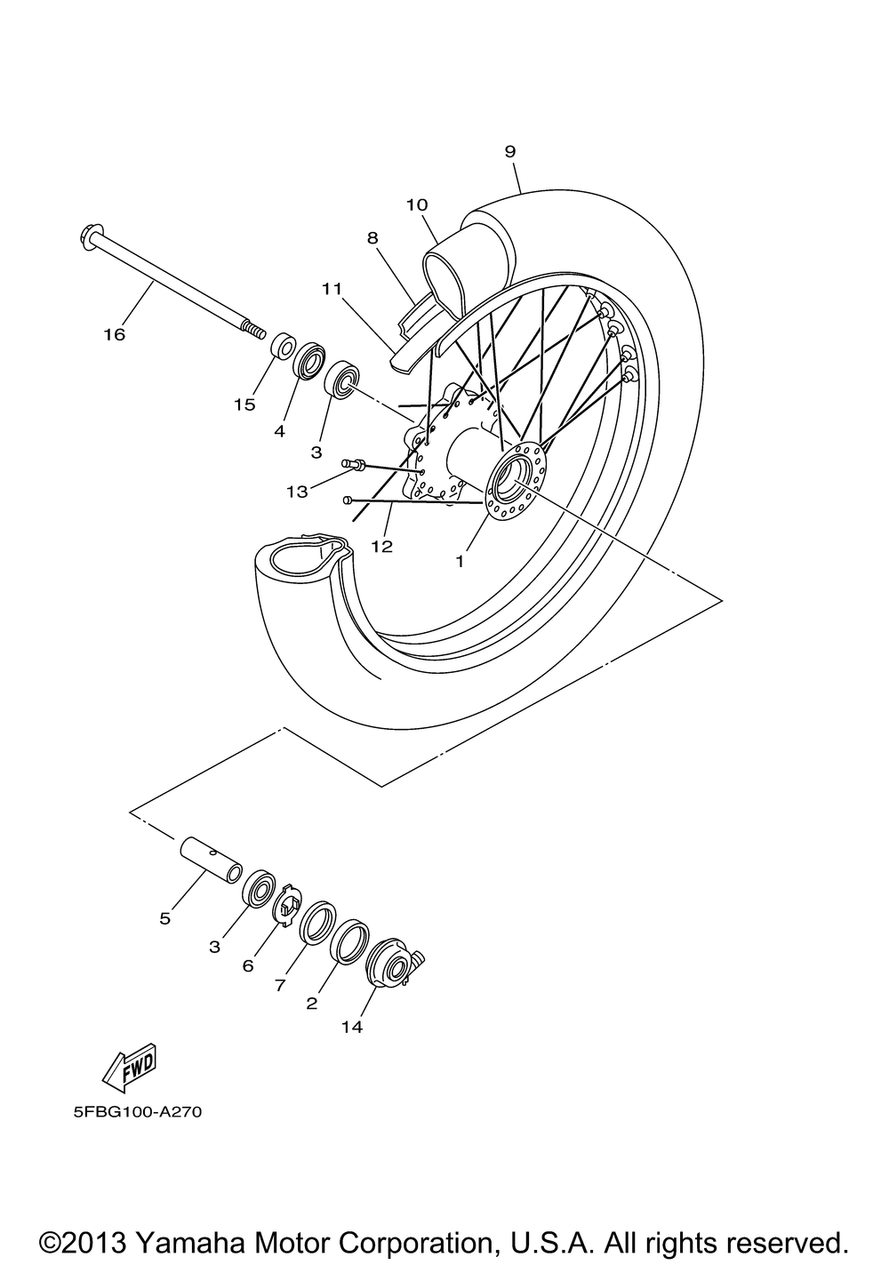 Front wheel