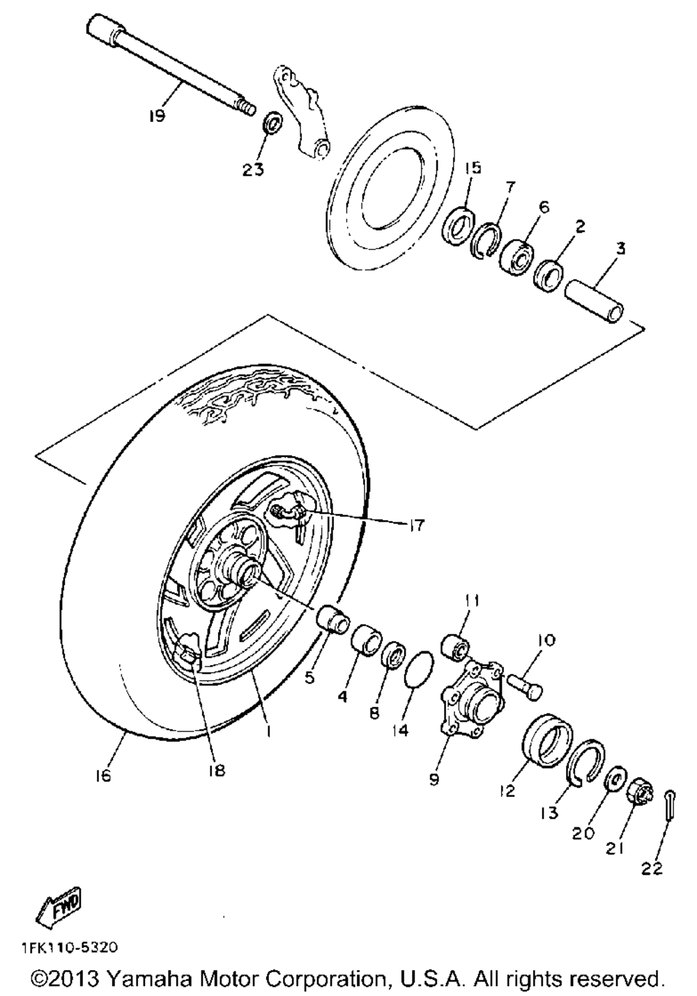 Rear wheel