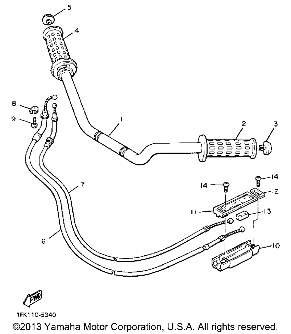 Handlebar cable