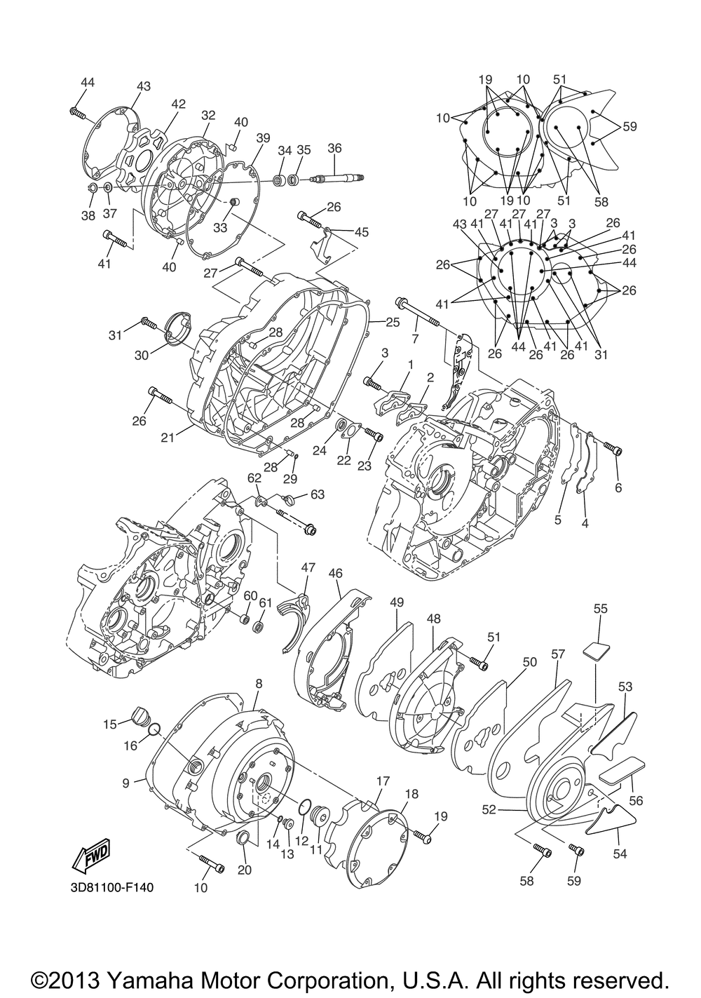 Crankcase cover 1