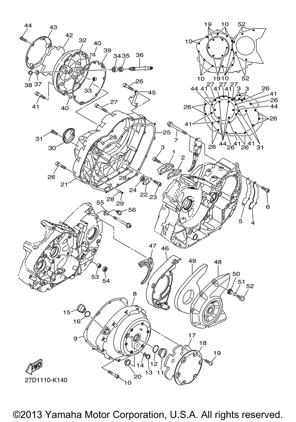 Crankcase cover 1