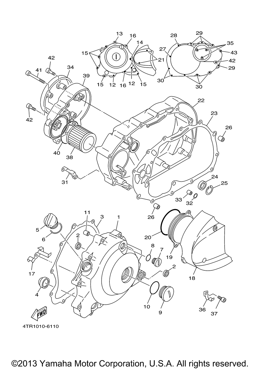 Crankcase cover 1