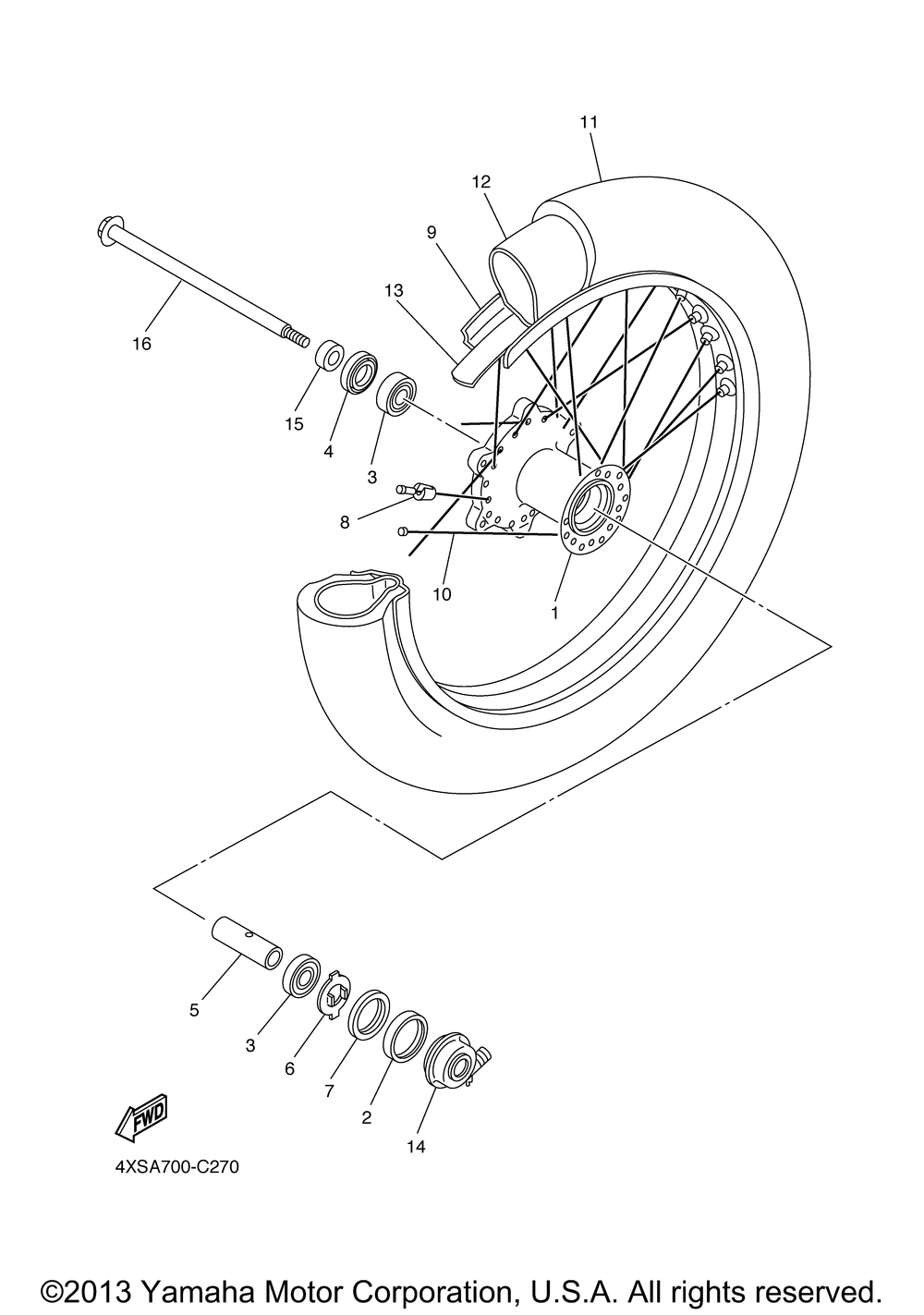 Front wheel