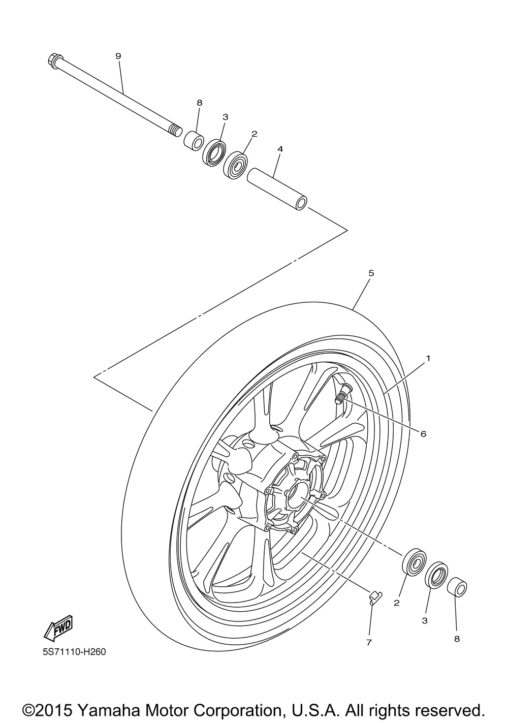 Front wheel