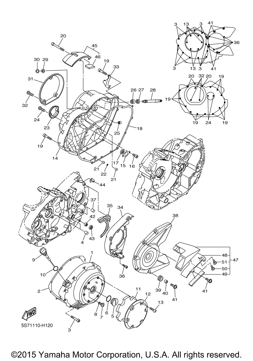 Crankcase cover 1