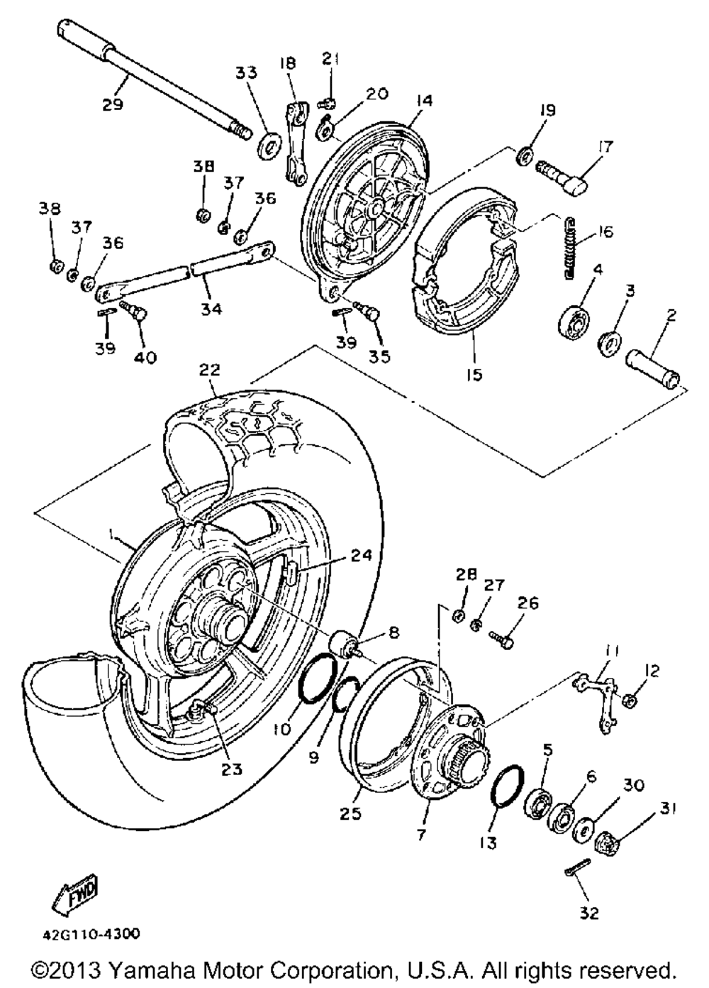 Rear wheel