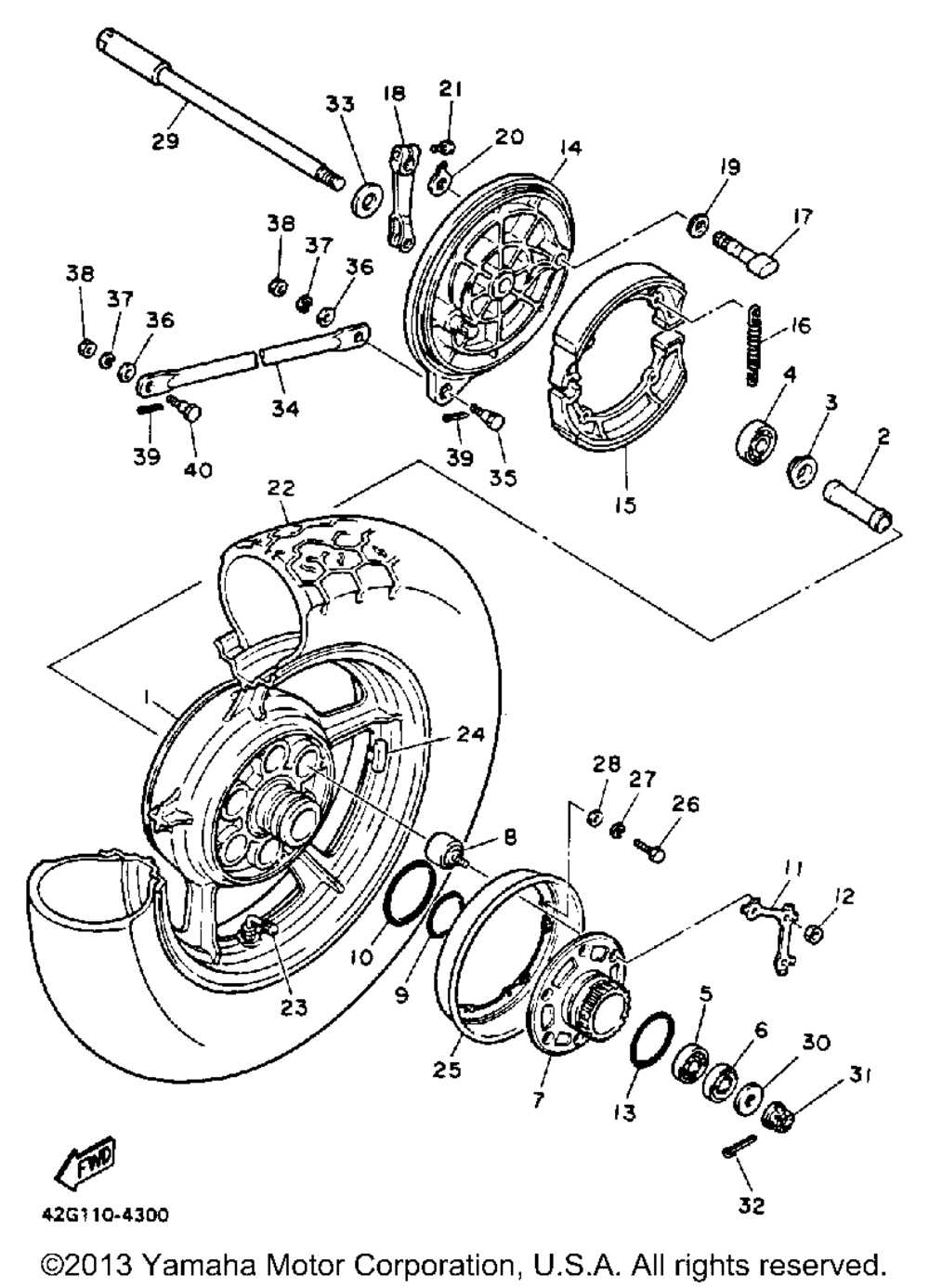 Rear wheel