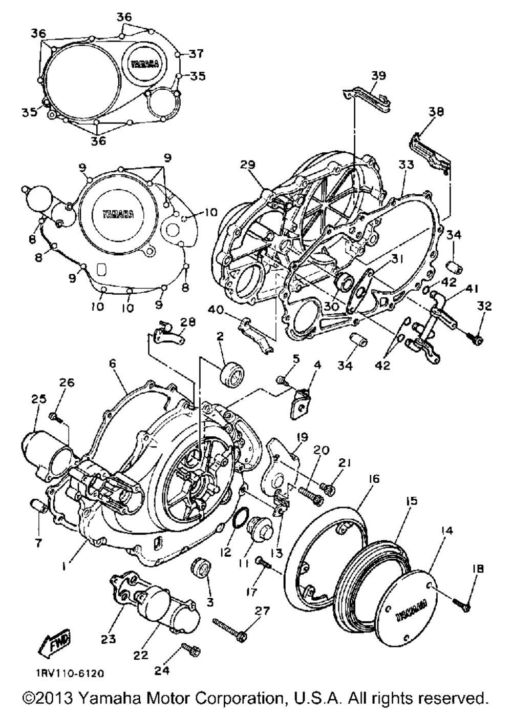 Crankcase cover 1