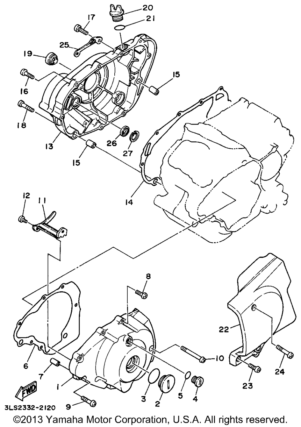 Crankcase cover 1