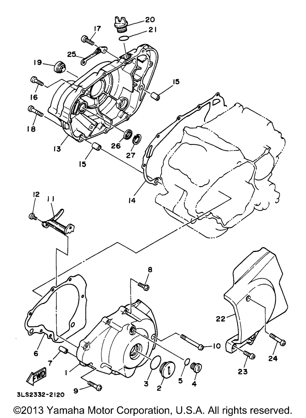 Crankcase cover 1