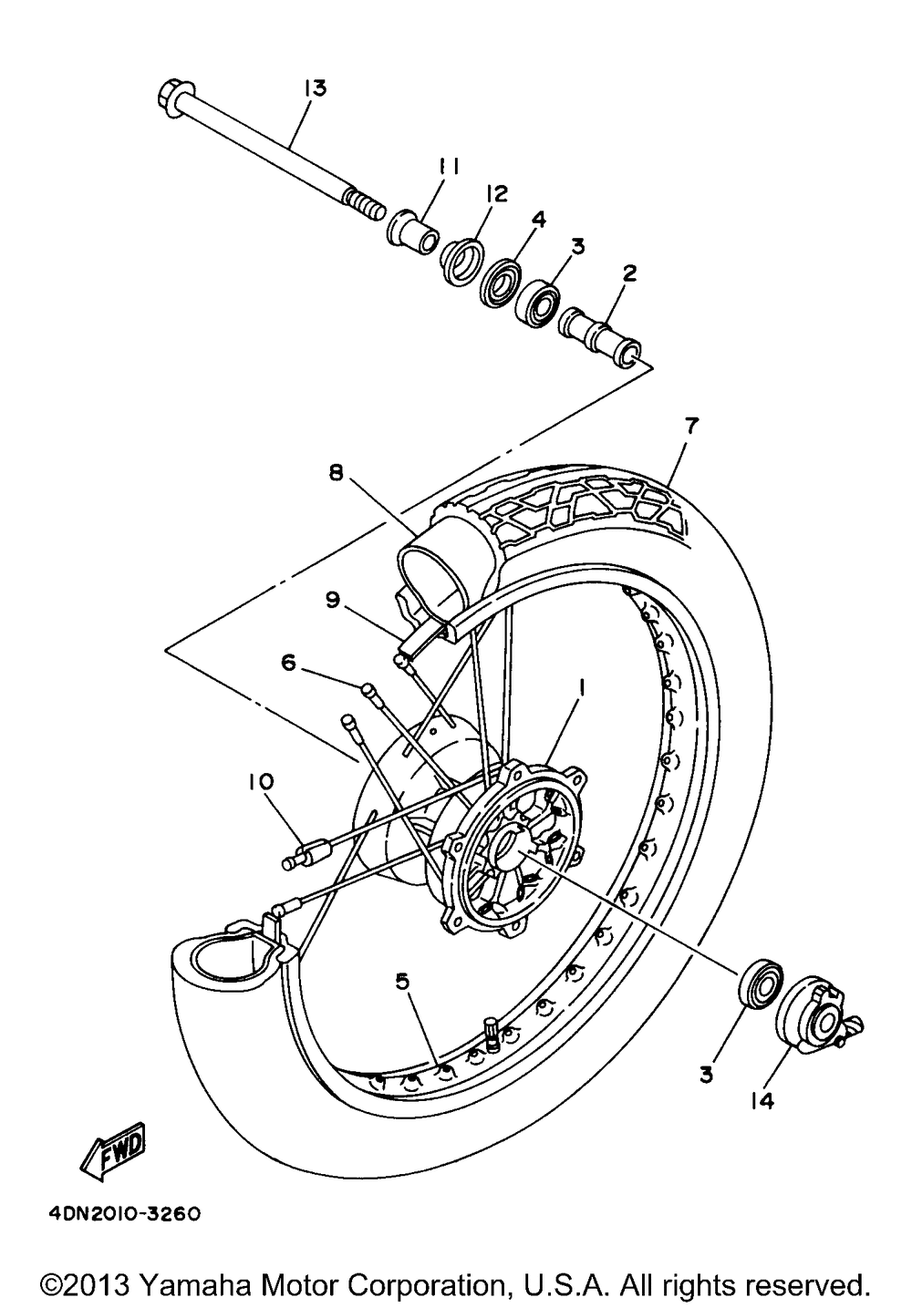 Front wheel